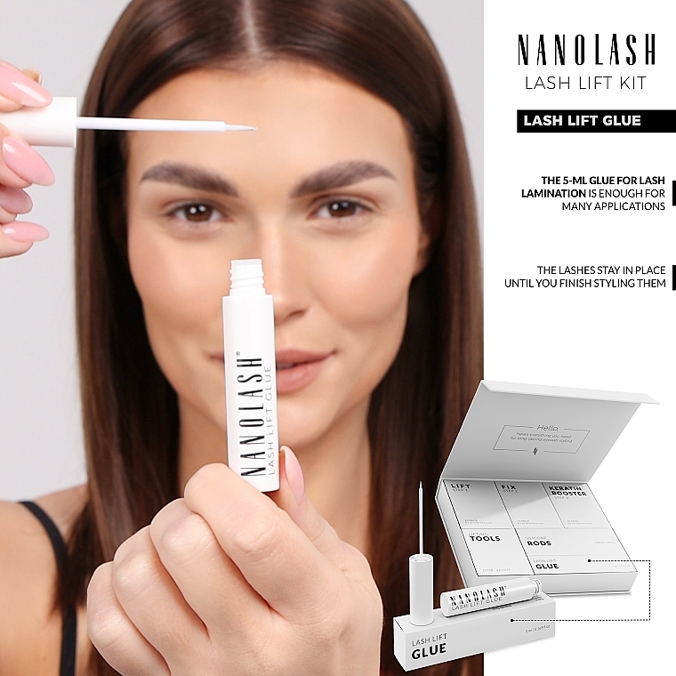 Klej do laminowania i podkręcania rzęs - Nanolash Lash Lift Glue — Zdjęcie N3