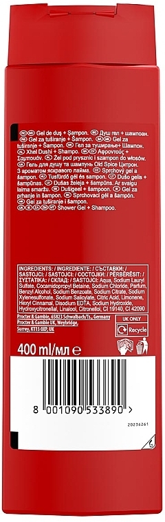 Żel pod prysznic + szampon dla mężczyzn - Old Spice Citron Shower Gel + Shampoo — Zdjęcie N2