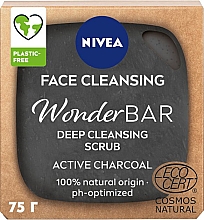 Naturalny peeling do twarzy - NIVEA WonderBar Deep Cleansing Scrub — Zdjęcie N1