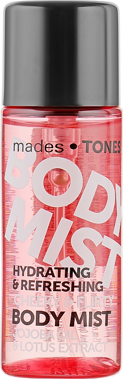 Spray do ciała nawilżająco-odświeżający - Mades Cosmetics Tones Body Mist Cheeky&Flirty — Zdjęcie N1