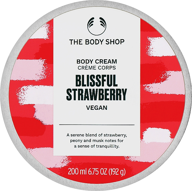 Wegański krem do ciała Rozkoszna truskawka - The Body Shop Body Cream Blissful Strawberry Vegan — Zdjęcie N1
