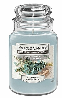 Świeca zapachowa w słoiku - Yankee Candle Home Inspiration Fresh Eucalyptus — Zdjęcie N1