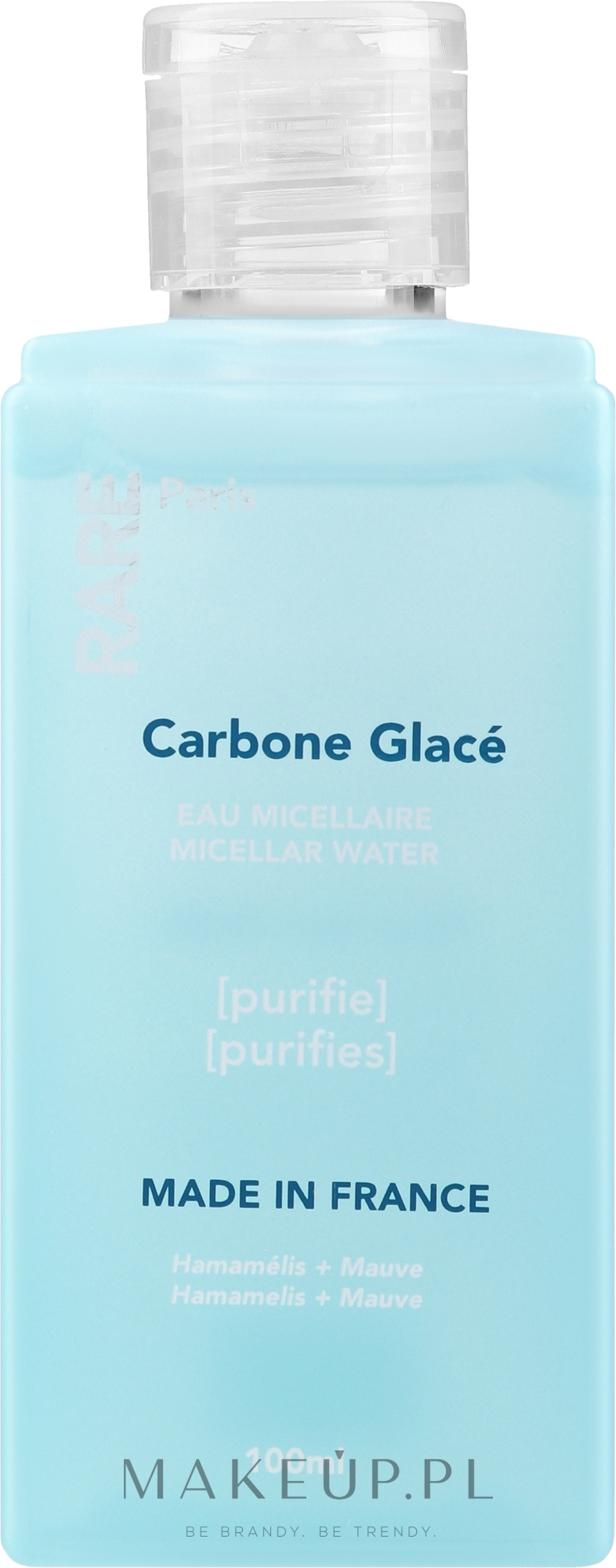 Oczyszczający płyn micelarny do twarzy - RARE Paris Carbone Glace Purifying Micellar Water — Zdjęcie 100 ml