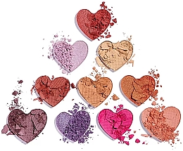 Paleta cieni do powiek - I Heart Revolution Heartbeats Eyeshadow Palette — Zdjęcie N5