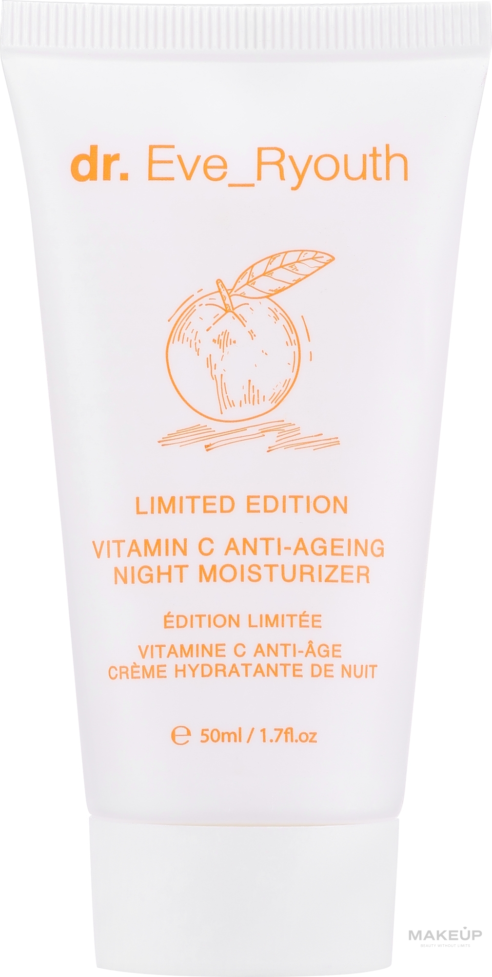 Krem do twarzy na noc - Dr. Eve_Ryouth Vitamin C Night Moisturizer Limited Edition — Zdjęcie 50 ml