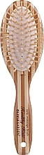 Bambusowa szczotka do masażu głowy, owalna, duża - Olivia Garden Healthy Hair Ionic Massage Oval Brush Large — Zdjęcie N1