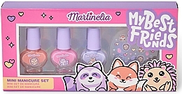 Zestaw do paznokci Moi najlepsi przyjaciele (n/polish 3 x 4 ml + n/stickers) - Martinelia My Best Friends  — Zdjęcie N1