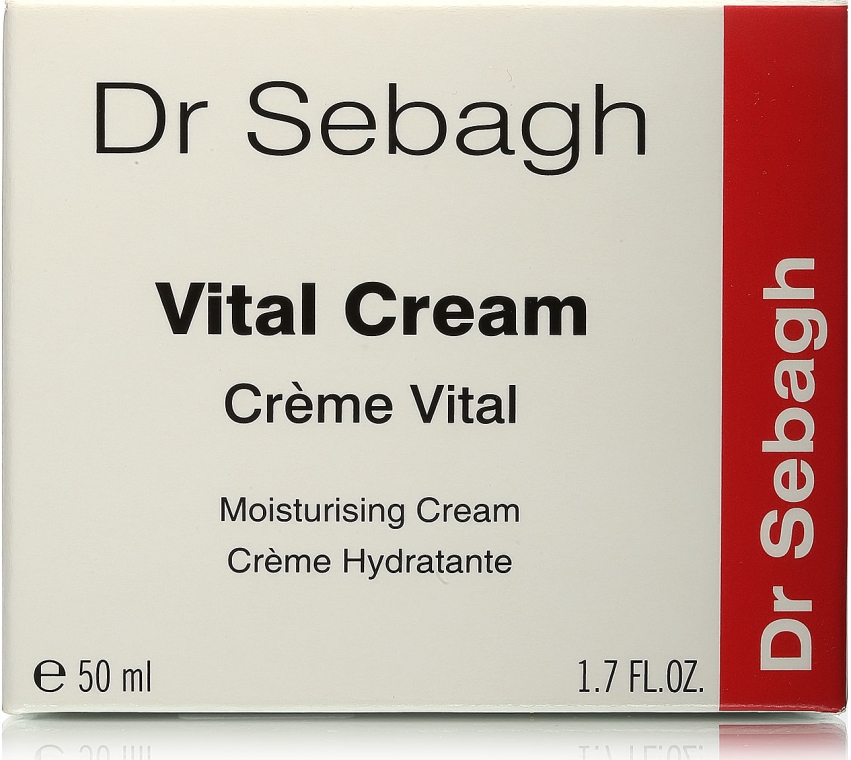Lekki krem nawilżający do twarzy - Dr Sebagh Vital Cream — Zdjęcie N3