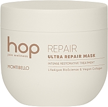 Rewitalizująca maska ​​do włosów suchych i zniszczonych - Montibello HOP Ultra Repair Mask — Zdjęcie N2