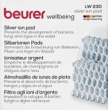 Filtry z jonami srebra do oczyszczacza powietrza LW 230, 2 szt. - Beurer Silver Ion Pads — Zdjęcie N1