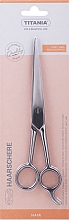 Nożyczki fryzjerskie, 19 cm - Titania Hair Scissors Hook — Zdjęcie N1