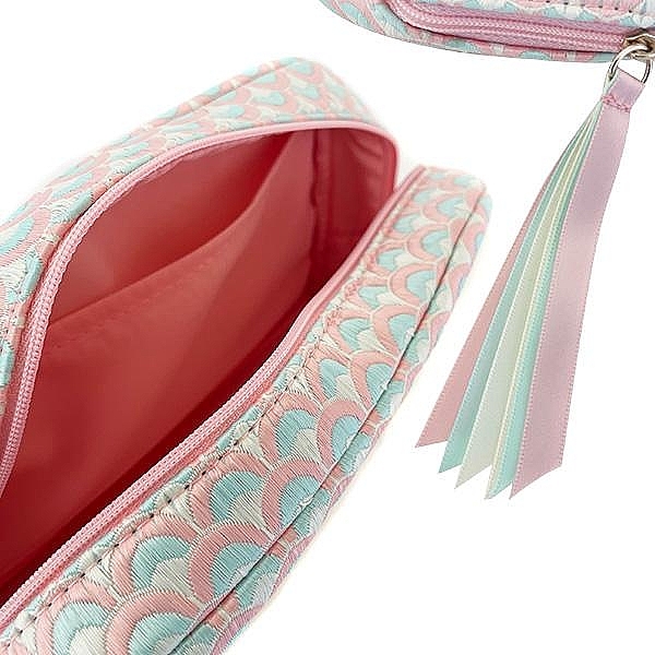 Kosmetyczka, różowo-miętowa - Bvlgari Pouch — Zdjęcie N2