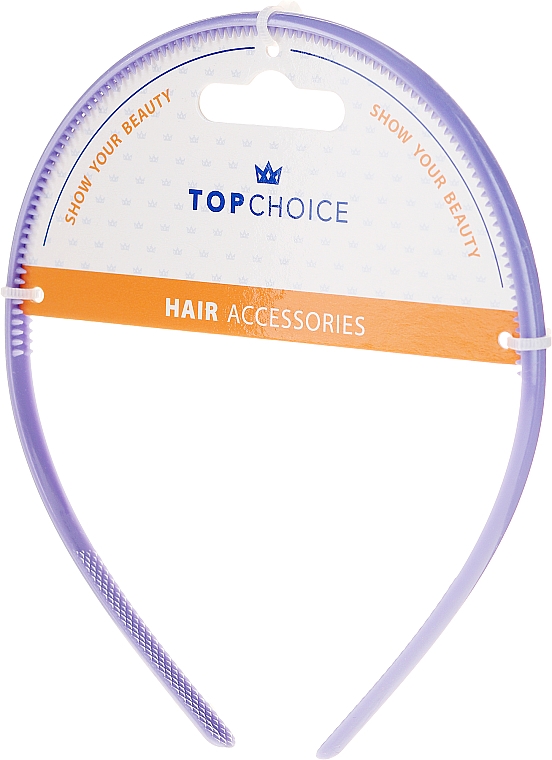 Opaska do włosów, 27871, liliowa - Top Choice — Zdjęcie N1