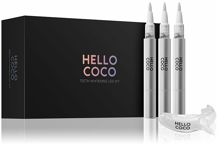 Zestaw do wybielania zębów - Hello Coco Teeth Whitening LED Kit — Zdjęcie N1