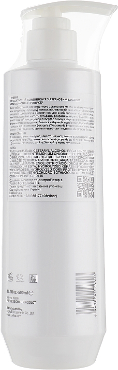 Intensywnie nawilżająca odżywka do włosów z olejem arganowym - Luxliss Intensive Moisture Conditioner — Zdjęcie N4
