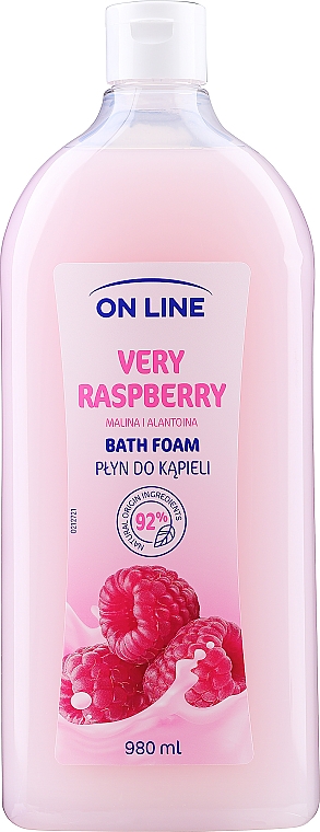 Płyn do kąpieli Malina - On Line Bath Foam Very Raspberry