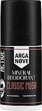 Kup Naturalny dezodorant mineralny Piżmo - Arganove Musk Roll-On Deodorant