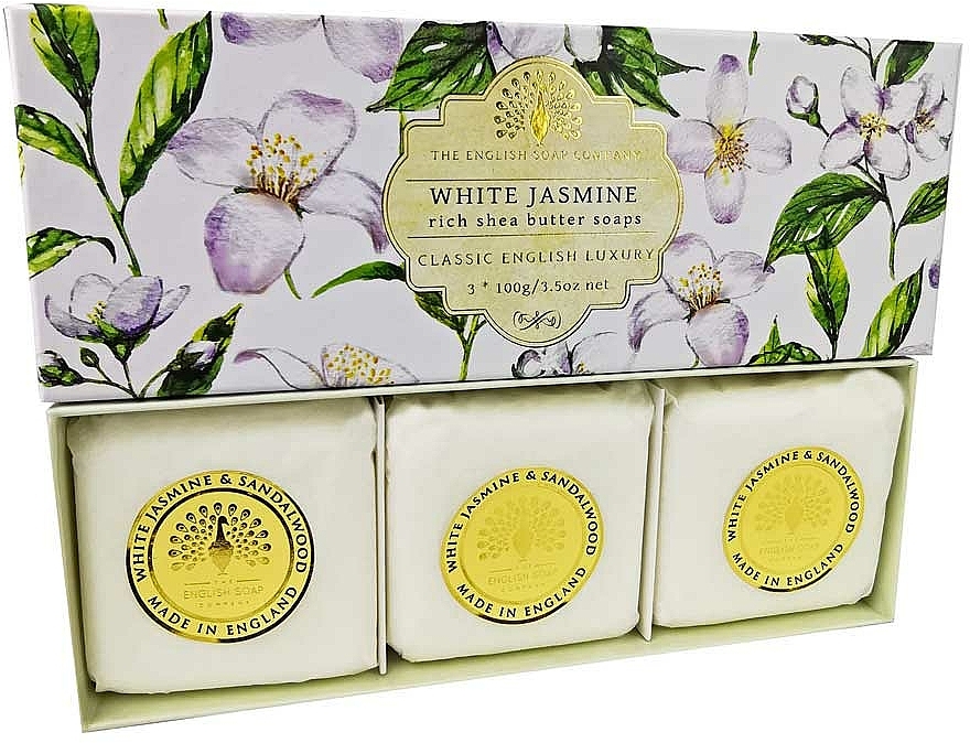 Mydło do ciała Biały Jaśmin - The English Soap Company White Jasmine Hand Soap — Zdjęcie N1