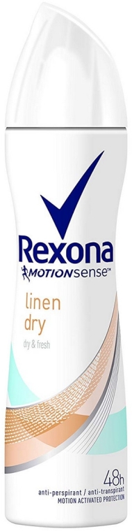 Antyperspirant w sprayu - Rexona MotionSense Linen Dry 48H Anti-Perspirant — Zdjęcie N1