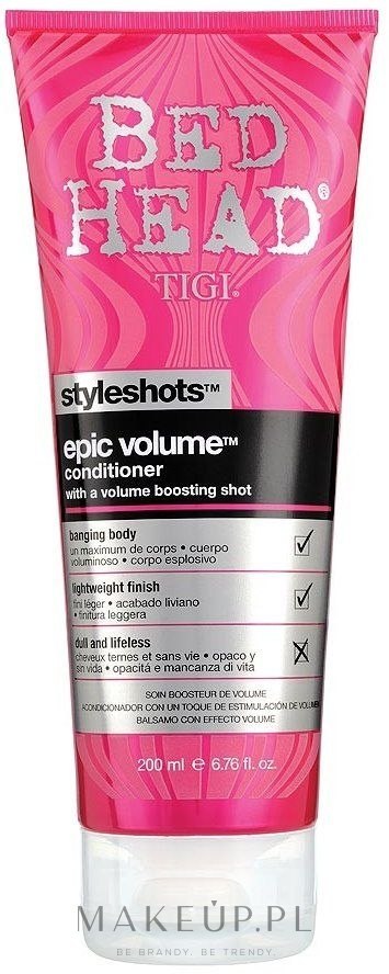 Tigi Bed Head Styleshots Epic Volume Conditioner Od Ywka Zwi Kszaj Ca