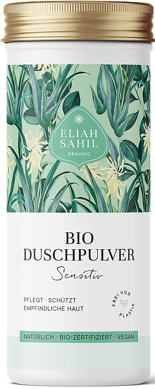 Oczyszczający puder pod prysznic do skóry wrażliwej - Eliah Sahil Organic Shower Powder Sensitive  — Zdjęcie N1