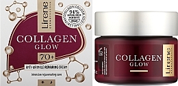 Przeciwzmarszczkowy regenerujący krem do twarzy 70+ - Lirene Collagen Glow Anti-Wrinkle Repairing Cream — Zdjęcie N3