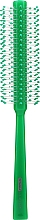 Okrągła szczotka do włosów, zielona - Titania — Zdjęcie N1
