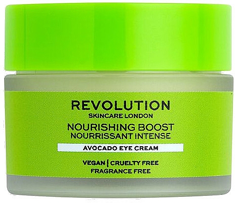 Krem pod oczy z awokado - Revolution Skincare Nourishing Boost Avocado Eye Cream — Zdjęcie N1