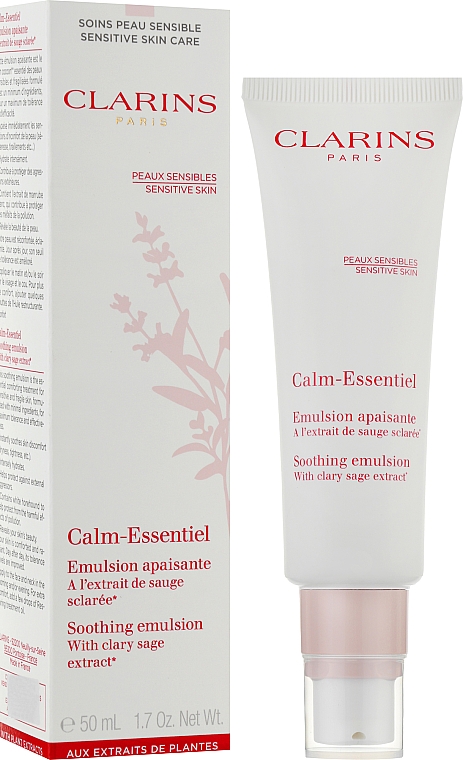 Nawilżająca emulsja do skóry wrażliwej - Clarins Calm-Essentiel Soothing Emulsion — Zdjęcie N2