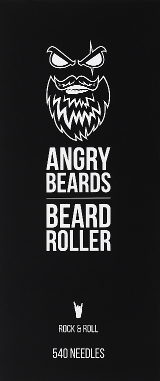Zestaw - Angry Beards Beard Roller & Tool Cleaner (roller/1pcs + tool/clean/50ml) — Zdjęcie N1