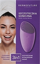 Kup Soniczna szczoteczka do oczyszczania twarzy, fioletowa - Dermofuture Sonic Cleaner