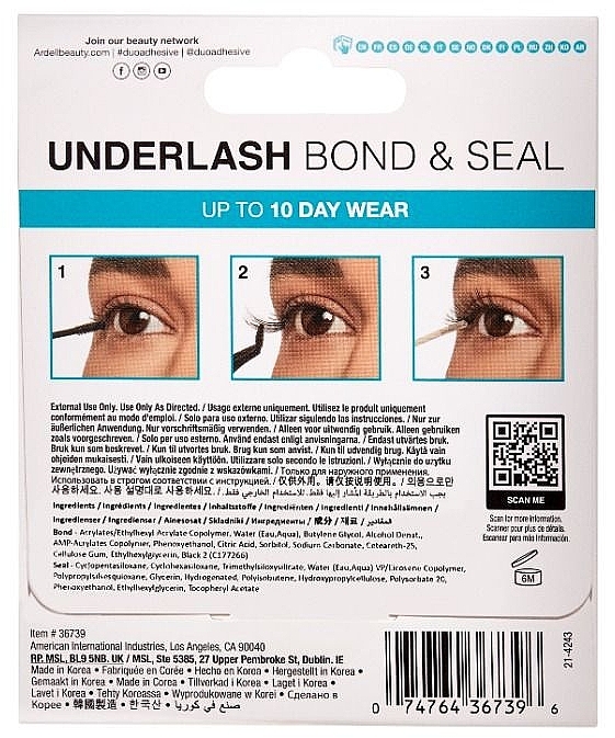 Klej do rzęs 2w1 - Ardell Duo Under Lash Adhesive Bond & Seal — Zdjęcie N2