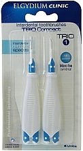 Kup Szczotka międzyzębowa z trzema wymiennymi szczoteczkami, wąska - Elgydium Trio Compact Interdental Toothbrushes