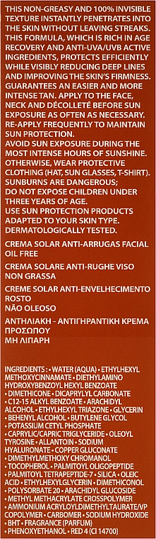 Przeciwsłoneczny krem regenerujący (SPF 20) - Academie Bronzecran Face Age Recovery Sunscreen Cream — Zdjęcie N3