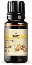 Olejek eteryczny z wetywerii - Sattva Ayurveda Vetiver Essential Oil — Zdjęcie N1
