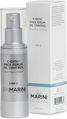 Remodelujące serum matujące z witaminą C i DMAE - Jan Marini C-Esta Face Serum Oil Control — Zdjęcie N1
