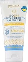 Kup Filtr przeciwsłoneczny do twarzy SPF 60 - Bioton Cosmetics BioSun