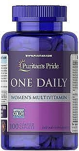 Suplement diety dla kobiet - Puritan's Pride One Daily Women s Multivitamin — Zdjęcie N1