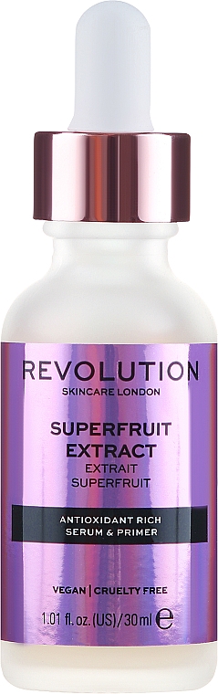 Przeciwutleniające serum do twarzy - Makeup Revolution Superfruit Extract Antioxidant Rich Serum & Primer — Zdjęcie N2