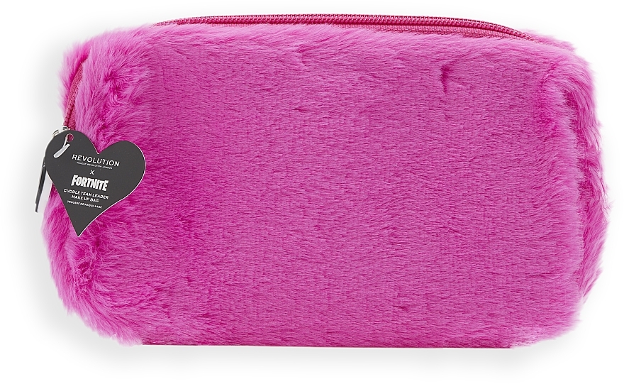 Pluszowa kosmetyczka, różowa - Makeup Revolution x Fortnite Cuddle Team Leader Cosmetics Bag — Zdjęcie N3
