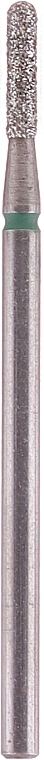 Frez diamentowy, cylinder, L-8 mm, 1,8 mm, zielony - Head The Beauty Tools Diamond Cutter — Zdjęcie N1