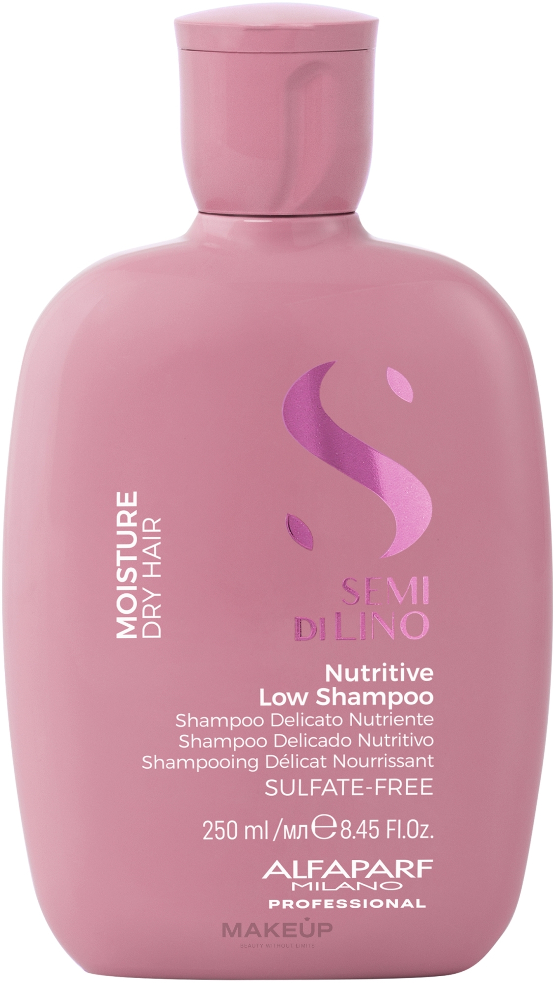 Nawilżający szampon do włosów - Alfaparf Semi Di Lino Nutritive Low Shampoo — Zdjęcie 250 ml