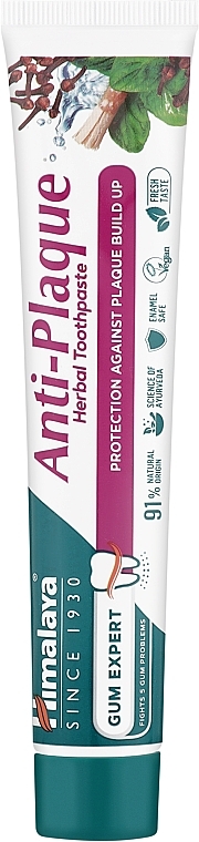 Ziołowa pasta do zębów redukująca płytkę nazębną - Himalaya Gum Expert Anti-Plaque Herbal Toothpaste — Zdjęcie N1