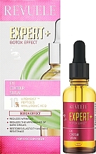 Odmładzające serum do skóry wokół oczu - Revuele Expert+ Botox Effect Eye Contour Serum — Zdjęcie N2