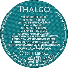 Ujędrniający krem ​​do twarzy - Thalgo Silicium Lift Intensive Lifting & Firming Cream Refill (uzupełnienie) — Zdjęcie N1