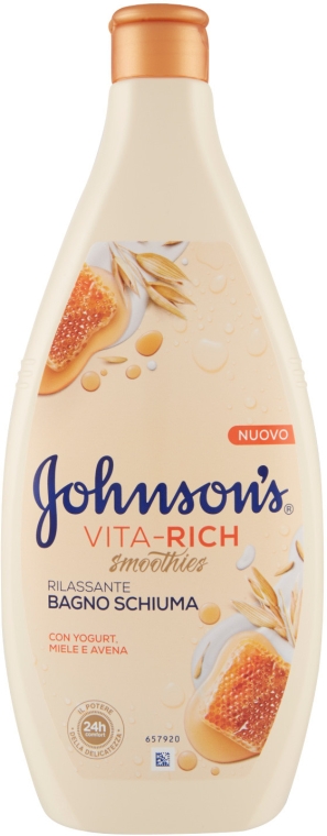 Płyn do kąpieli Jogurt, miód i owies - Johnson's Vita-Rich  — фото N1