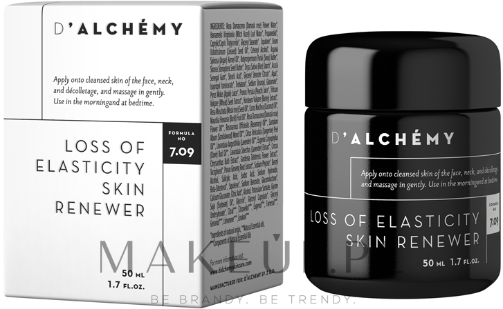 Przeciwstarzeniowy krem do cery suchej i wrażliwej - D'Alchemy Loss of Elasticity Skin Renew — Zdjęcie 50 ml