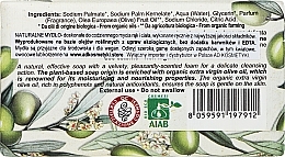 Naturalne mydło roślinne Zielone oliwki, z ekologiczną oliwą z oliwek - Florinda Green Olives With Organic Extravirgin Olive Oil — Zdjęcie N2