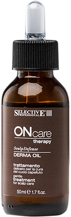 Olejek do pielęgnacji skóry głowy - Selective Professional On Care Therapy Scalp Defence Derma Oil — Zdjęcie N1