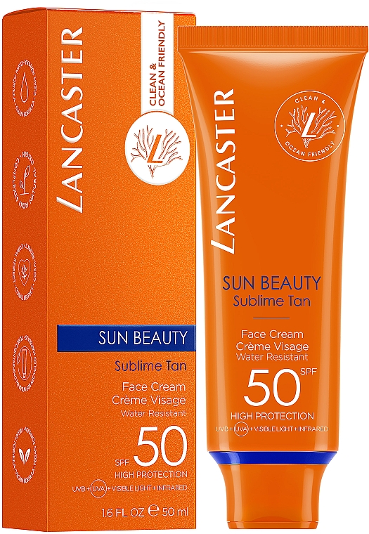 Krem przeciwsłoneczny do twarzy - Lancaster Sun Beauty SPF50 — Zdjęcie N2